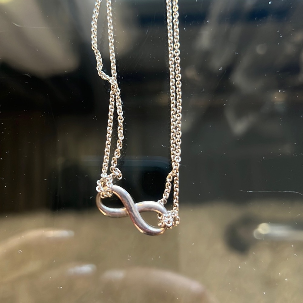 Tiffany and co infinity necklace